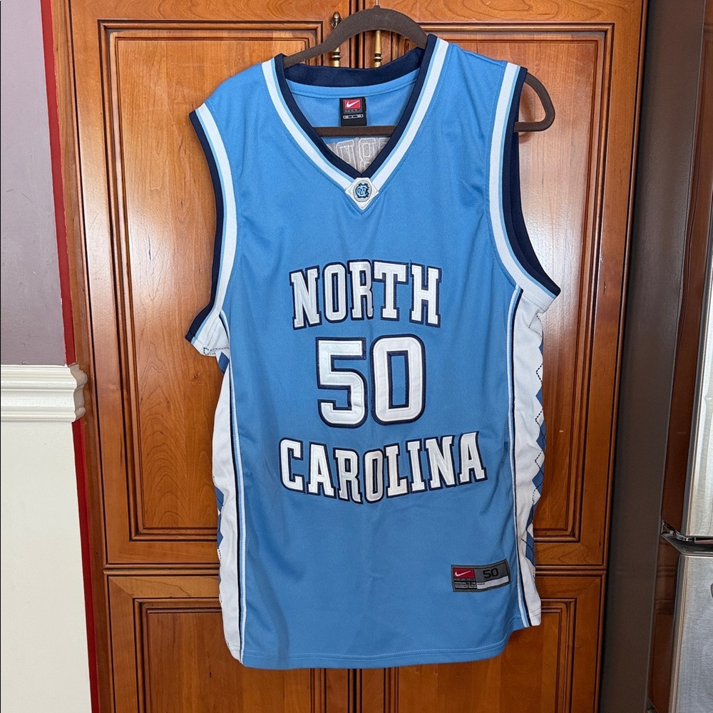 Nike North Carolina UNC Blue and White Jersey